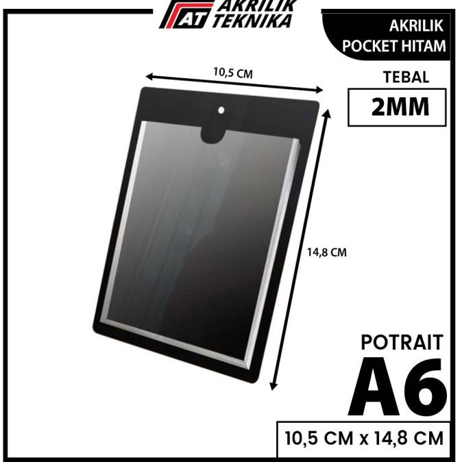 

mit ACRYLIC POCKET FRAME / AKRILIK THICKER / AKRILIK BROSUR A6 2MM HITAM