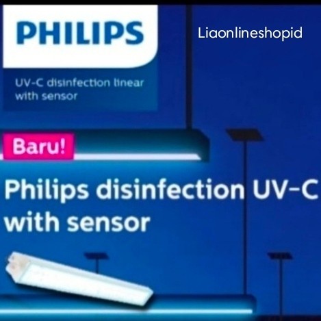 Lampu UV Philips TMS 160C 36 watt TUV UV-C SLV/6 With Sensor 1x36 Watt