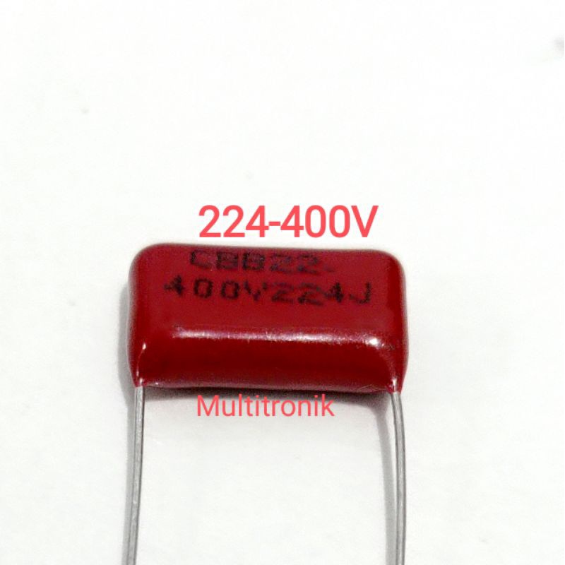 Milar 224 400V milar 220nf 400V
