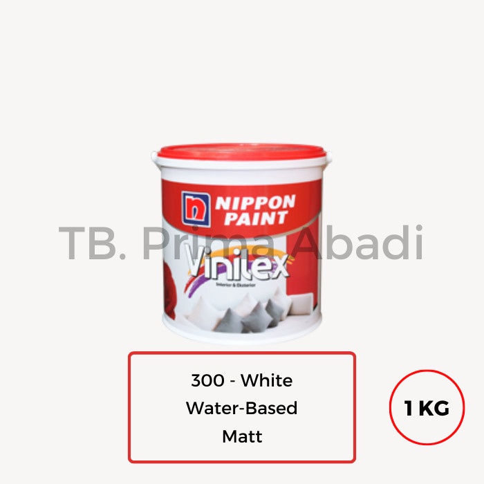 Jual NIPPON VINILEX - CAT TEMK NIPPON PAINT - 300 White - 1 KG