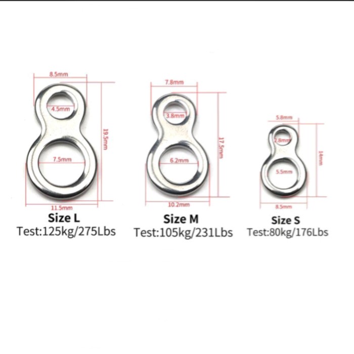 #####] Ring 8 Connector New R Konektor Stainless Penyambung Rantai Burung