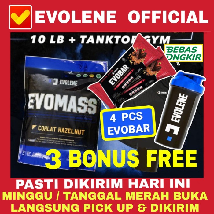 Terbaru Evolene Evomass Evo Mass Gainer 10 Lbs 10Lbs Promo Terlaris