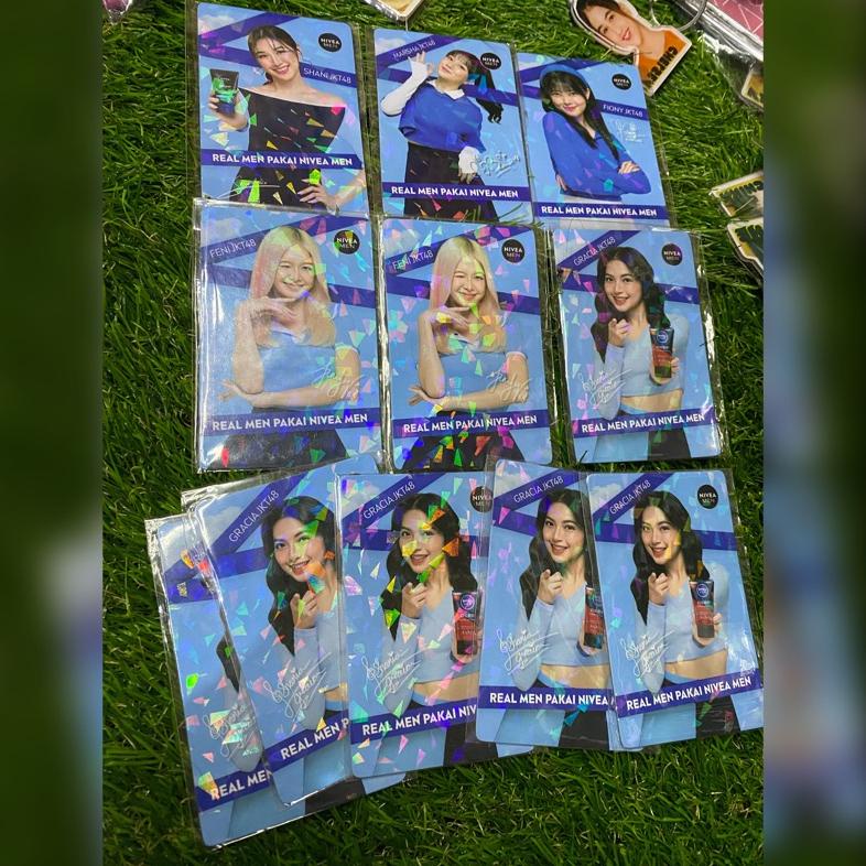 Viral photocard ttd JKT48 x Niveamen original official gracia shani marsha Sale