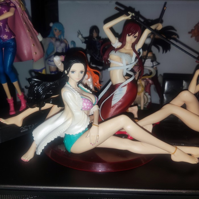 ✅Baru Glitter Shiny Robin Gng Action Figure One Piece Nami Vivi Hancock Diskon