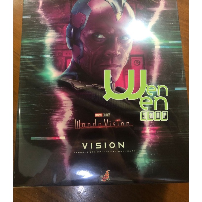 ✨Baru Hot Toys Tms037 1/6 Scale Figure Vision Wandavision Ht Action Limited