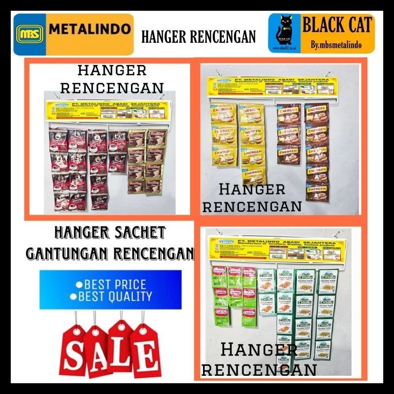 Hanger rencengan gantungan kopi rencengan gantungan sachet