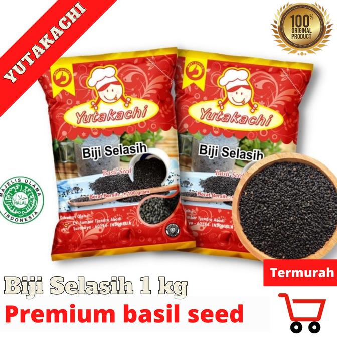 

Basil Seed / Biji Selasih Import per 1 Kg Premium Yutakachi