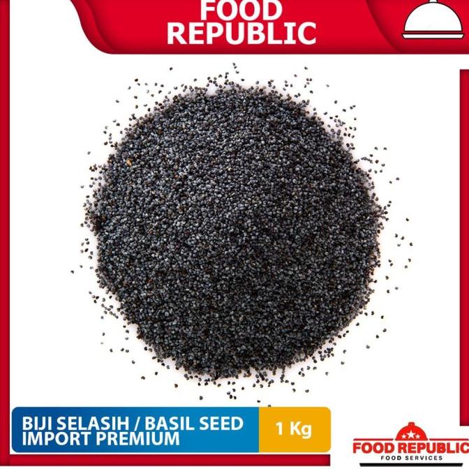 

Biji Selasih / Basil Seed 1 KG Import Kualitas Premium