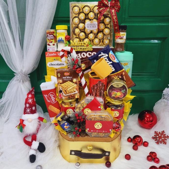 

Terlarisss - Paket Dekorasi Hampers Natal Christmas Parcel Hadiah Kue Kering 414 - Langsung Kirim