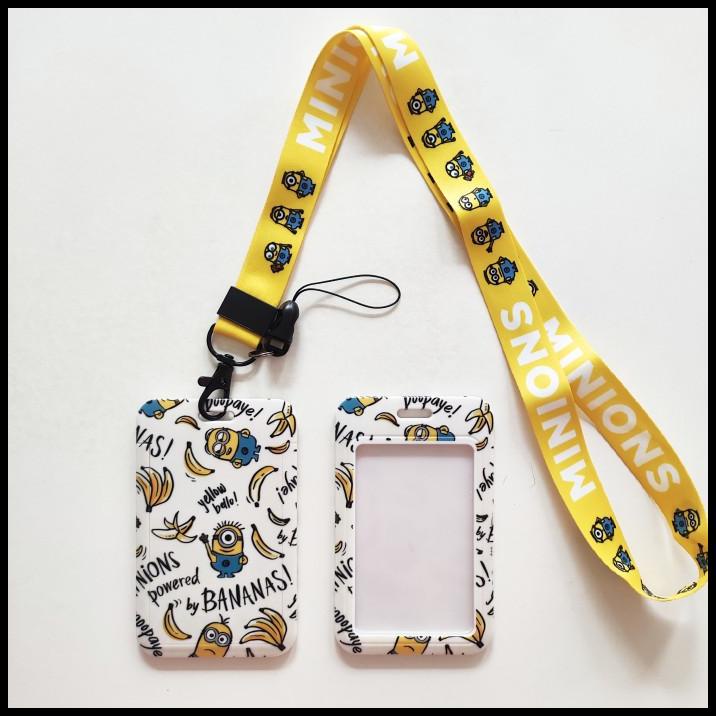 

BEST DEAL ID CARD HOLDER NAME TAG LANYARD / KALUNG WADAH KARTU MINION LUCU !!!