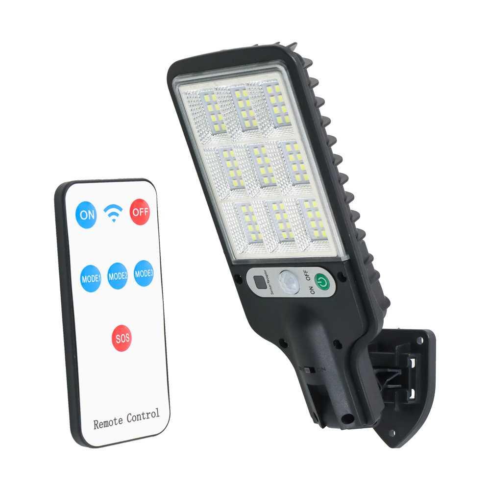 Lampu Dinding Solar Sensor PIR Waterproof Cool White 72 COB - 616-5