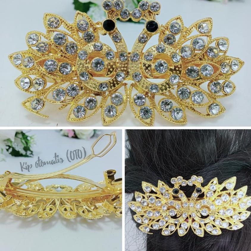 JEPIT RAMBUT PESTA PREMIUM - JEPITAN AKSESORIS RAMBUT KEP FULL MATA WANITA - JEPIT KOREA