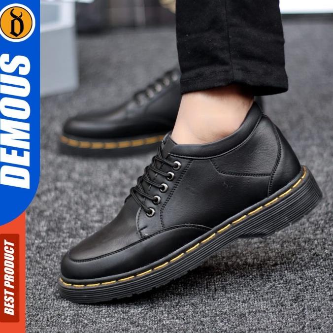 Demous Fusion - Sepatu Pantofel Formal Docmart Low Boots Kerja Pria Original