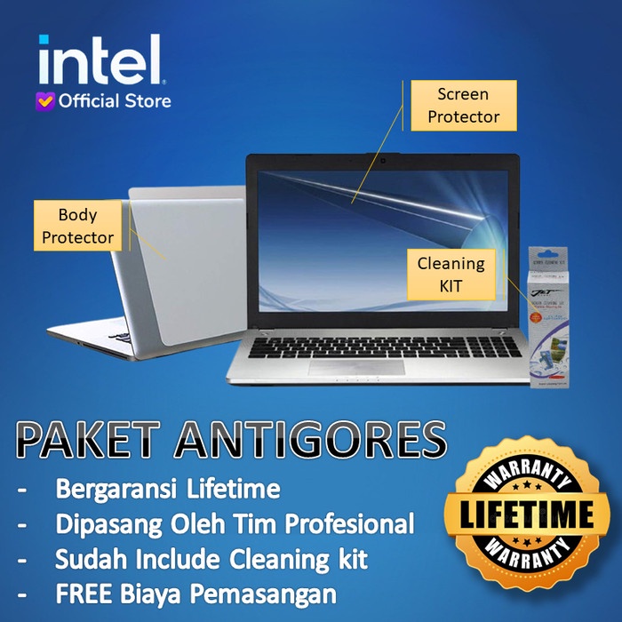 Bae Paket Protector Laminating Antigores Screenguard Laptop Full Body