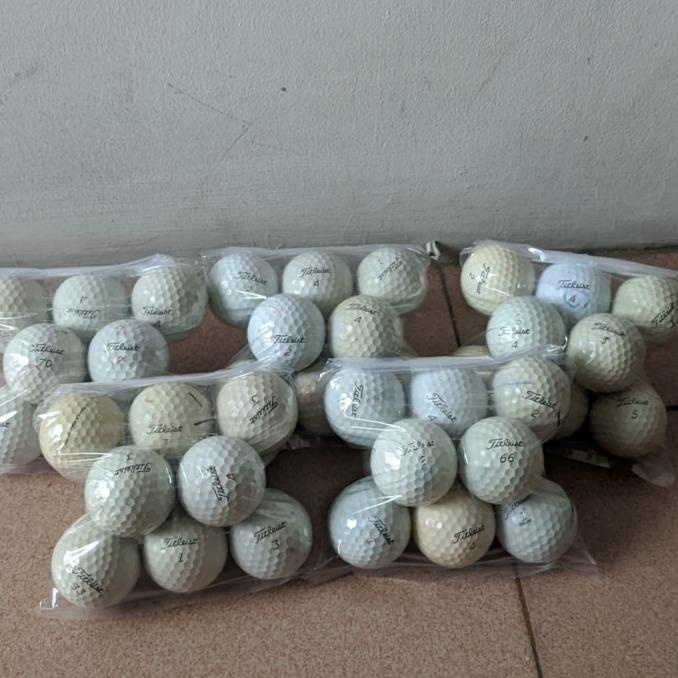 Bola Golf titleist pro v1 & pro v1x bekas grade C+ isi 10
