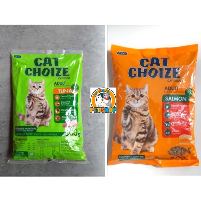 ffstk790 GOJEK Cat Choize 8kg Tuna - Salmon Cat choize Adult 800gr x 10bungkus