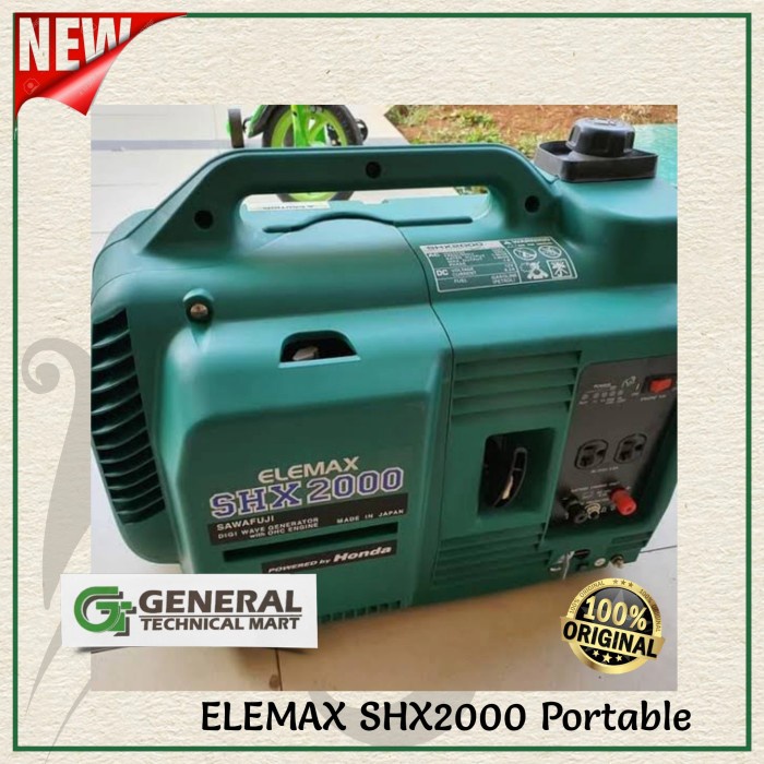 ELEMAX SHX2000 PORTABLE GENERATOR SET DIGI-WAVE INVERTER GENSET