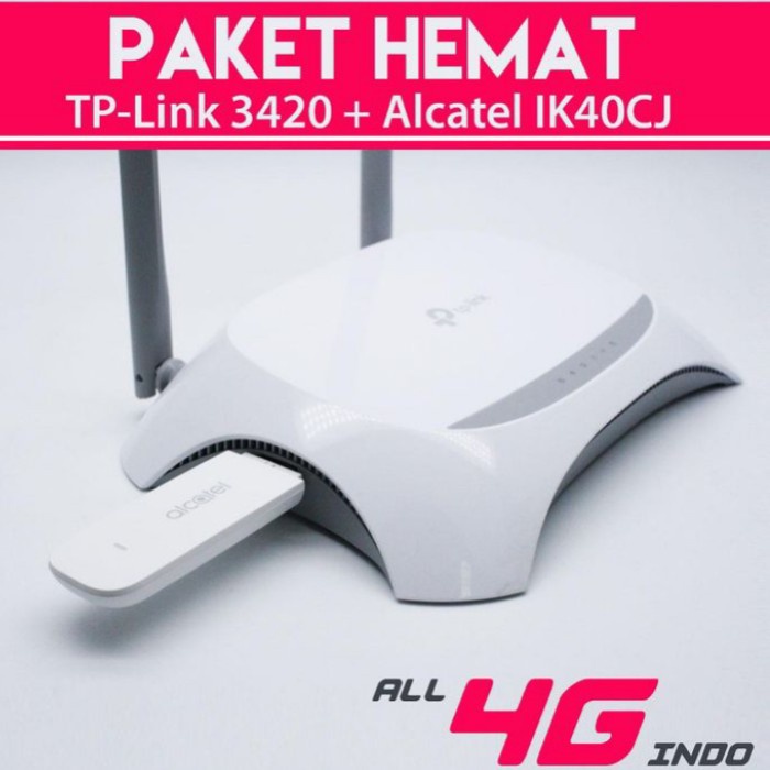 RUTER TP-LINK TL-MR3520 ROUTER 4G MODER 4G LTE