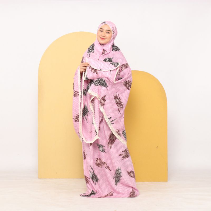 Mukena Azzura Travel 2 in 1 Tas Sajadah