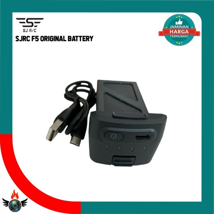 SJRC F5 ORIGINAL BATTERY - BATERAI SJRC ROX F5