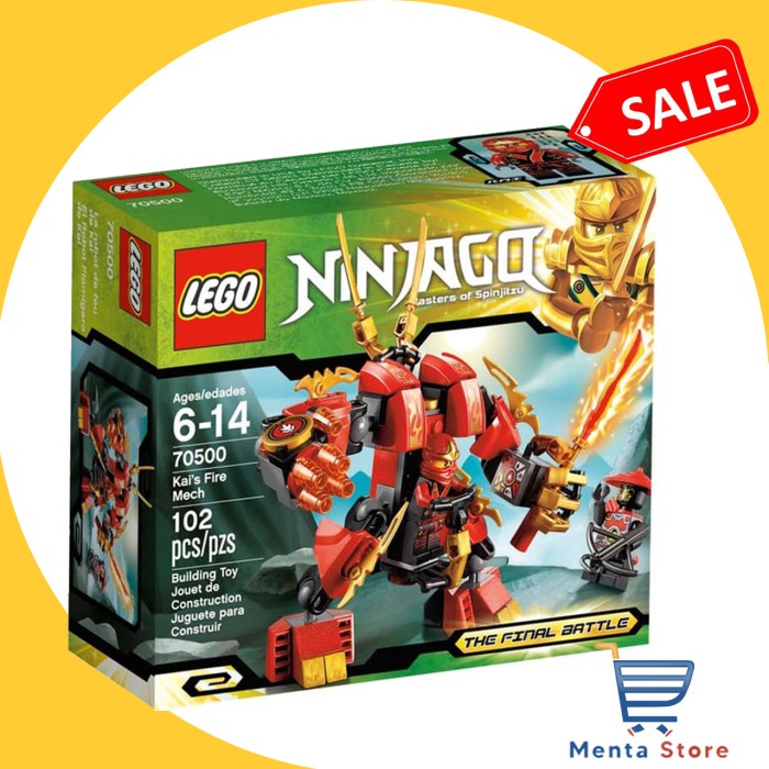 LEGO # 70500 Ninjago Kai's Fire Robot Kai Ninja Series Toys