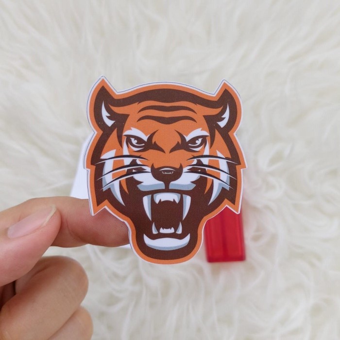 

Terlaris - Stiker Vinyl Karakter Macan Harimau Lion Hewan Motor Laptop HP Sepeda