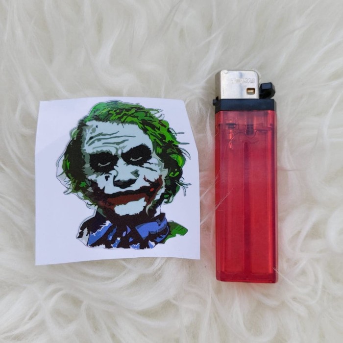 

Terlaris - Stiker Vinyl Karakter Joker Batman Motor Laptop Case HP Frame Sepeda