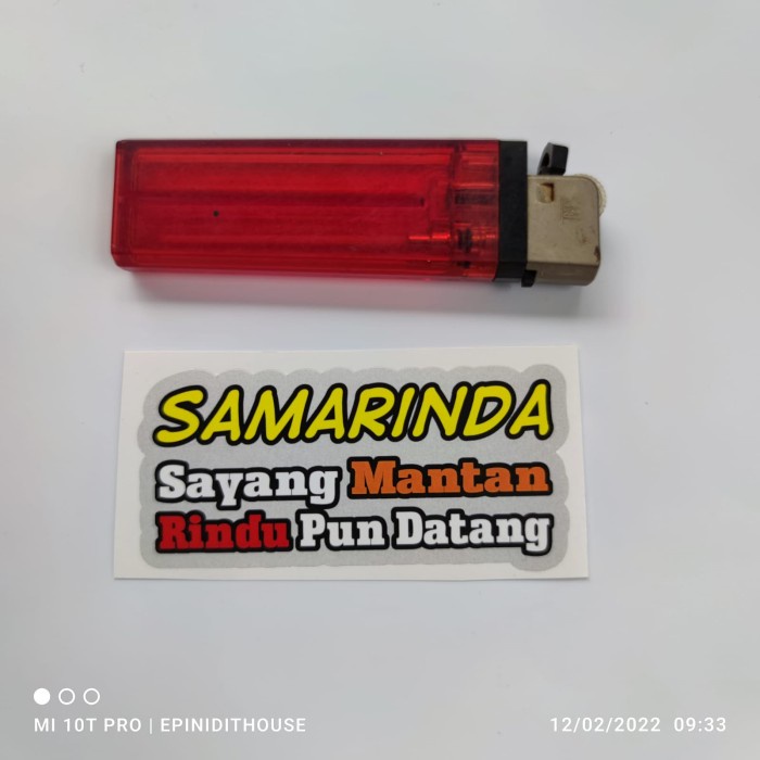

Terlaris - Stiker Samarinda Mantan Kata Humor Lucu Viral Meme Motor Plesetan FYP