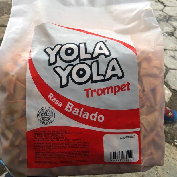 

Promo] Yola Yola Terompet Rasa Balado Rumput Laut 1Kg Snack Jajan Lebaran Diskon