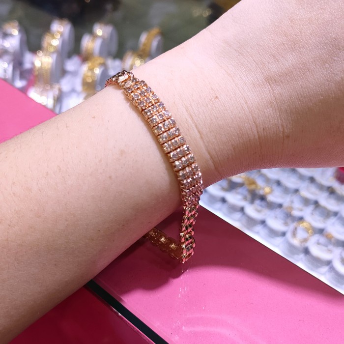 ✨Sale Gelang Rante Listring Berlian Medan Ori Terbaru
