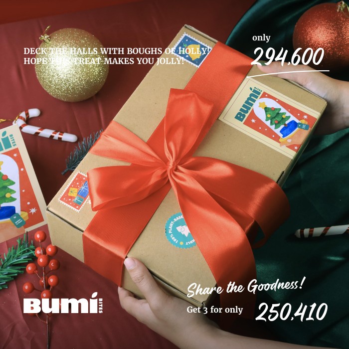 

DISKON MURAH Bumi Bites Christmas Hampers / HAPPY HEALTHY HOLIDAY BERRY30.JAYA