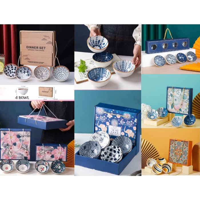 

DISKON MURAH Mangkok keramik set wedding gift kado ultah hampers natal idul fitri BERRY30.JAYA