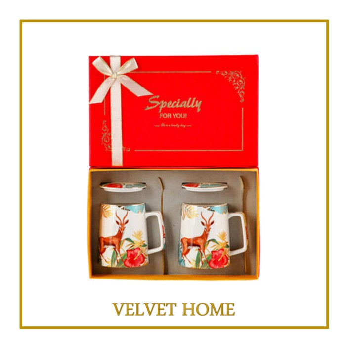 

DISKON MURAH Hampers mug rusa kado natal lebaran imlek parcel hadiah gift wedding BERRY30.JAYA