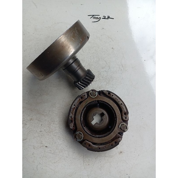 plat kampas ganda dan mangkok lonceng Suzuki Shogun 125 r original