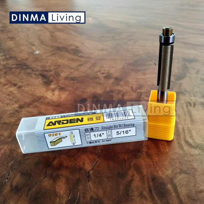 ARDEN ROUTER 1/4" x 5/16" / ROUTER BIT BY ARDEN / PISAU PROFILE -Lulas G