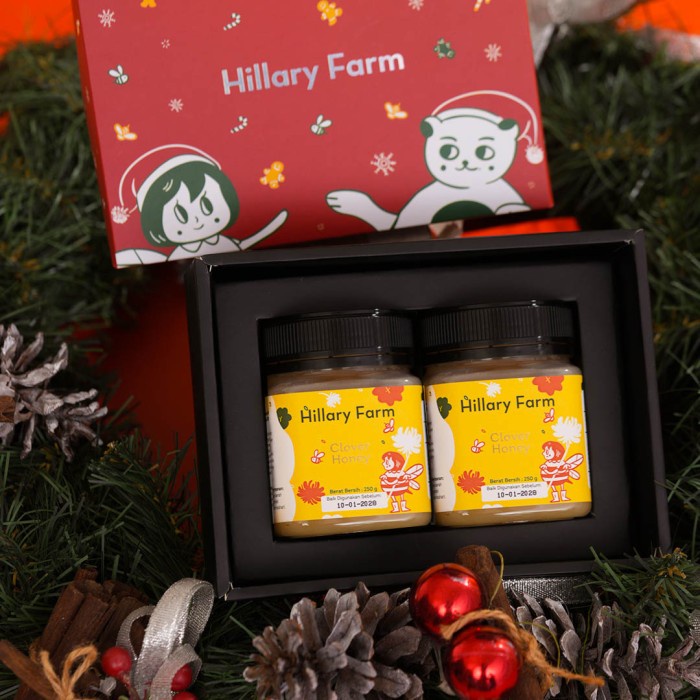 WN836 Christmas Hampers Natal Clover Honey 250gr + Clover Honey 250gr PROMO SPECIAL