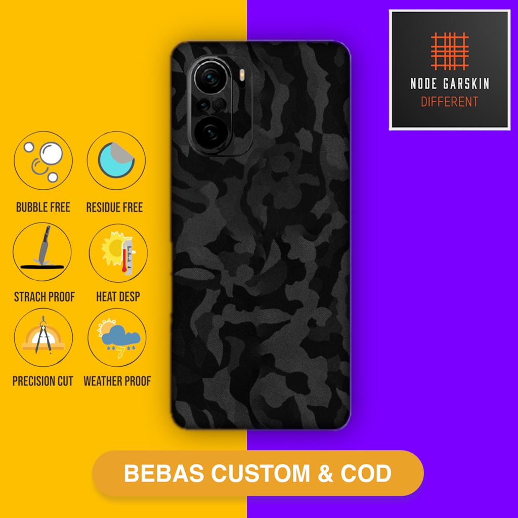 Garskin Skin Protector Poco F3 Fullbody Atau Backonly basic  - Vinyl Protector