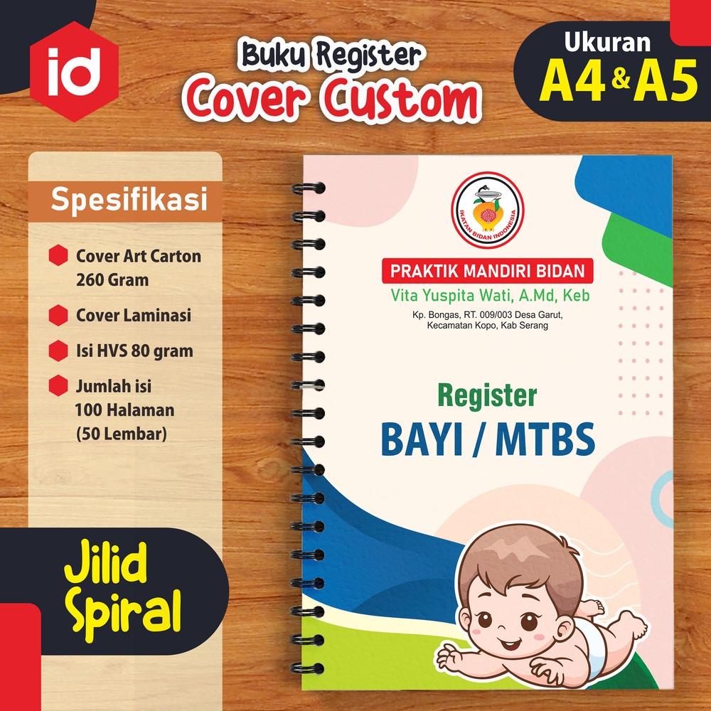 

Baru BUKU A5 REGISTER KEBIDANAN || CATATAN HARIAN KEBIDANAN || Custom Design Cover ,.