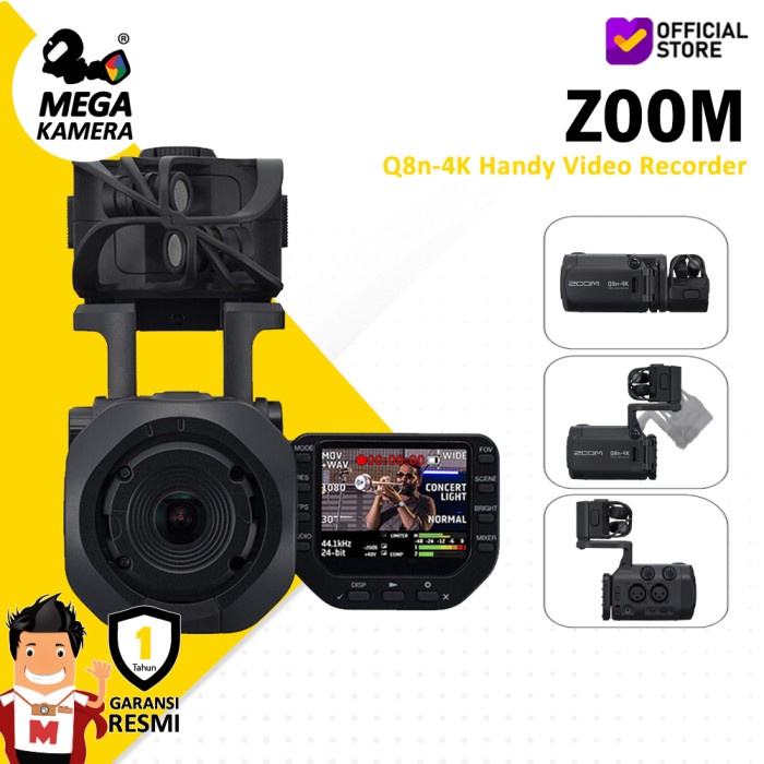 ZOOM Q8N-4K HANDY VIDEO RECORDER - KAMERA VIDEO Q8N 4K