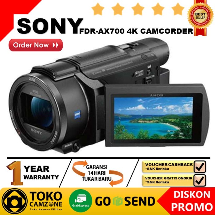 SONY FDR-AX700 4K CAMCORDER