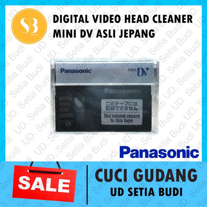 PANASONIC DIGITAL VIDEO HEAD CLEANER MINI DV ASLI JEPANG