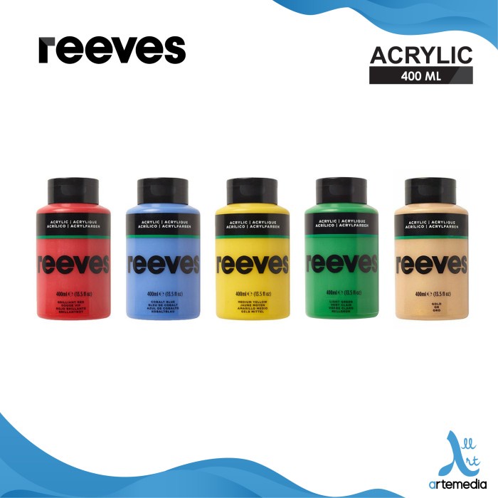 

CAT AKRILIK REEVES ARTISTS 400ML ACRYLIC COLOR PAINT ORIGINAL TERBARU