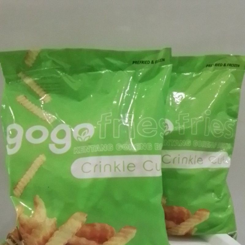 

Gogo Fries Kentang Goreng Cringkle Cut 1kg