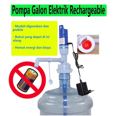 Pompa Galon Charge Elektrik/ Elektrik Galon Pump