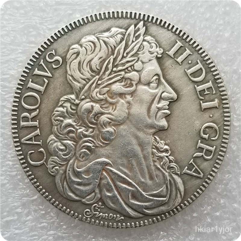 Kerajinan Kuno Inggris1663Perak Koin Kuno2723Koin Peringatan Permainan Kuno Perak