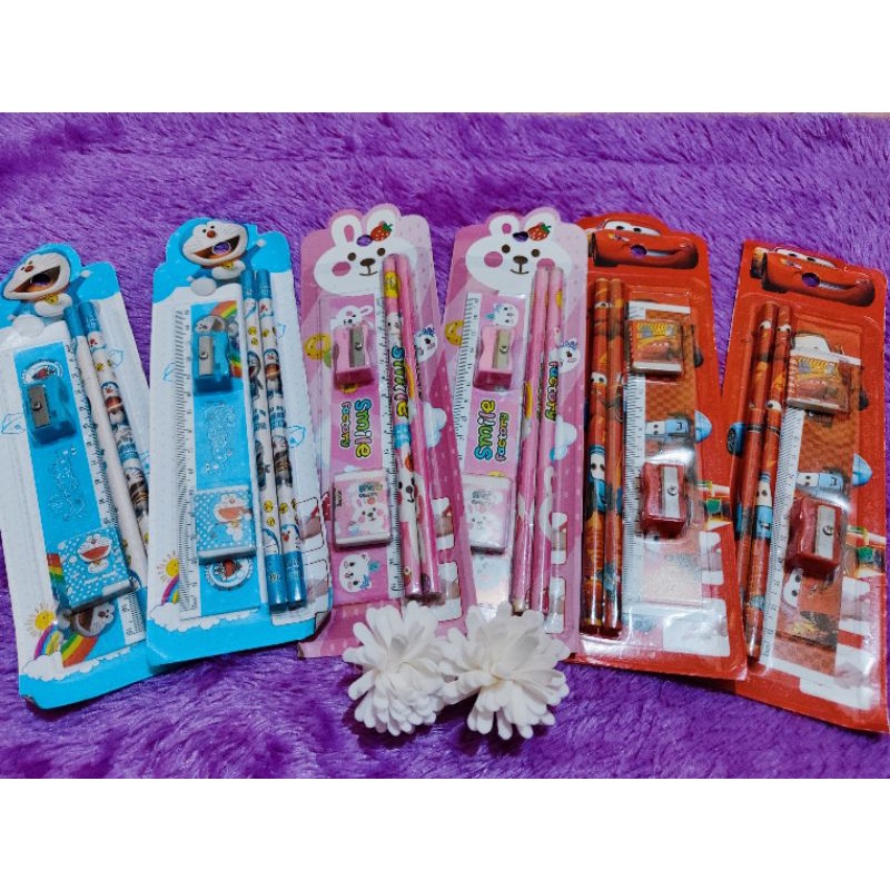 

[PS] Alat Tulis 5in1/Pensil serutan/Penghapus Serutan