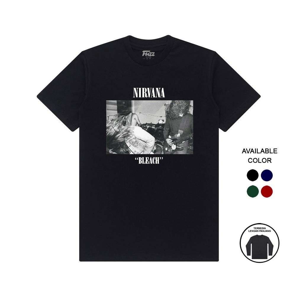 Terlaris Kaos Band Nirvana Bleach T Shirt Baju Musik Punk Rock Pria Wanita Premium Original Bandung 