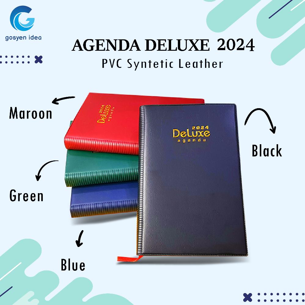 

Terbaru! Agenda Deluxe 2024 Aneka Warna Cover Leather !!