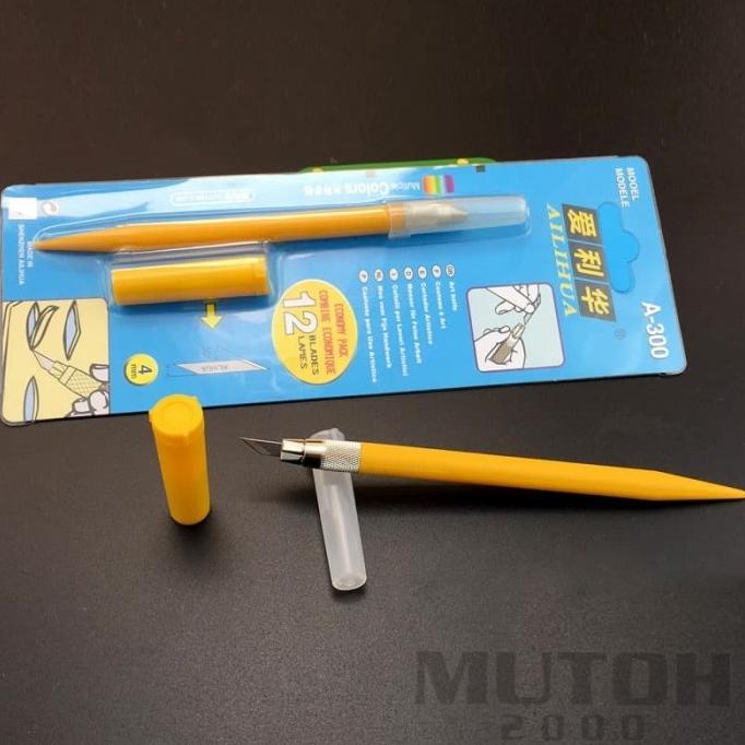 

[ Megaelektro99 ] Pen Cutter High Quality Olfa And Sdi 12Pcs Blade Stok Terbatas