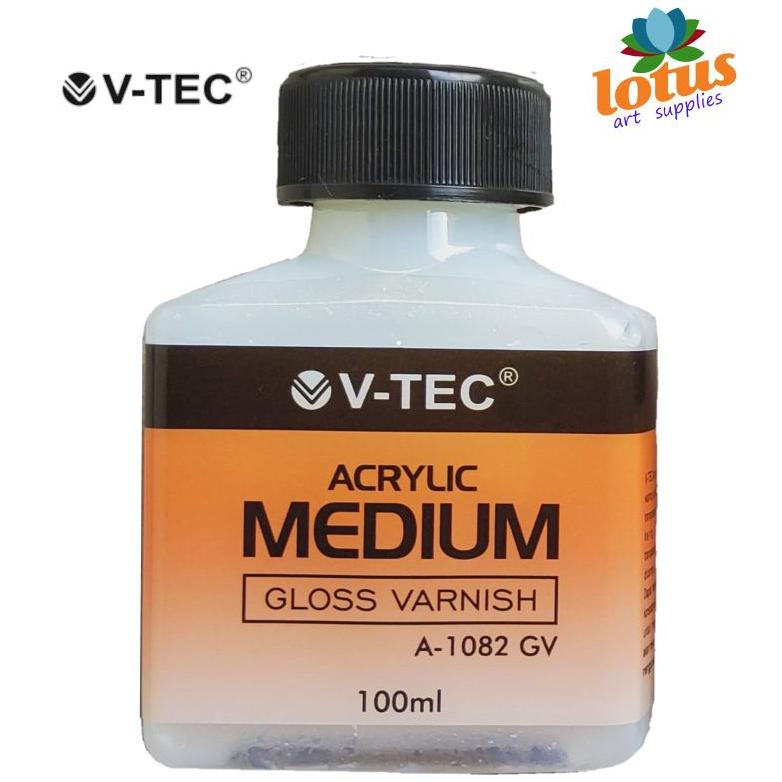 

New - V-TEC Acrylic Medium Varnish Gloss / Matte 100ml ~